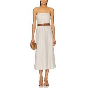 Enza Costa | Dresses | Enza Costa Linen Bias Strapless Dress Women Small Flax Tan Midi Quiet Luxury New | Poshmark Enza Costa | Dresses | Enza Costa Linen Bias Strapless Dress Women Small Flax Tan Midi Quiet Luxury New | Poshmark